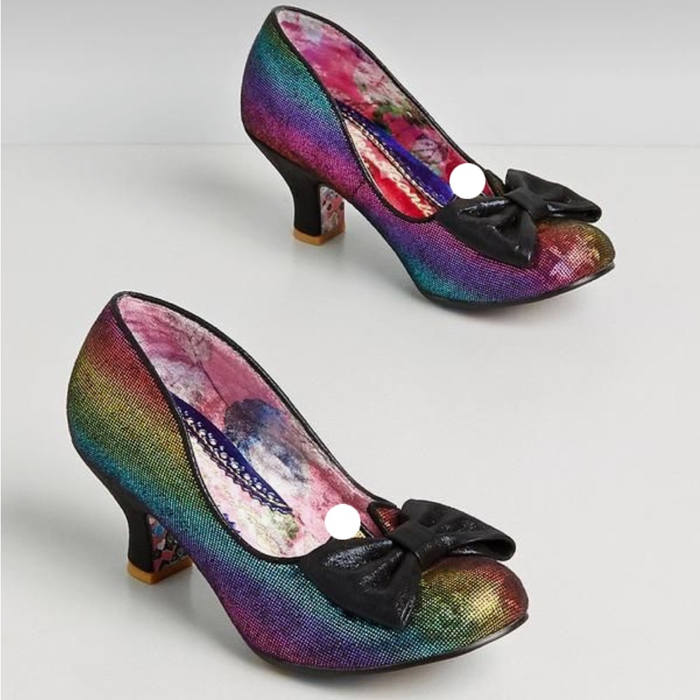 *RARE* irregular choice heels size 42/11 rainbow